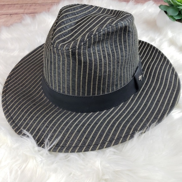 Peter Grimm True Character Nicole Black Stripe Fedora - Picture 2 of 6